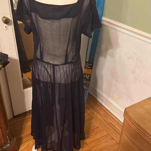 Vintage 1940s Stunning elegant glamour vintage 1940s dress - Picture 5 of 8